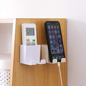 Wall-Mounted Mobile Phone Charging Stand with Hook